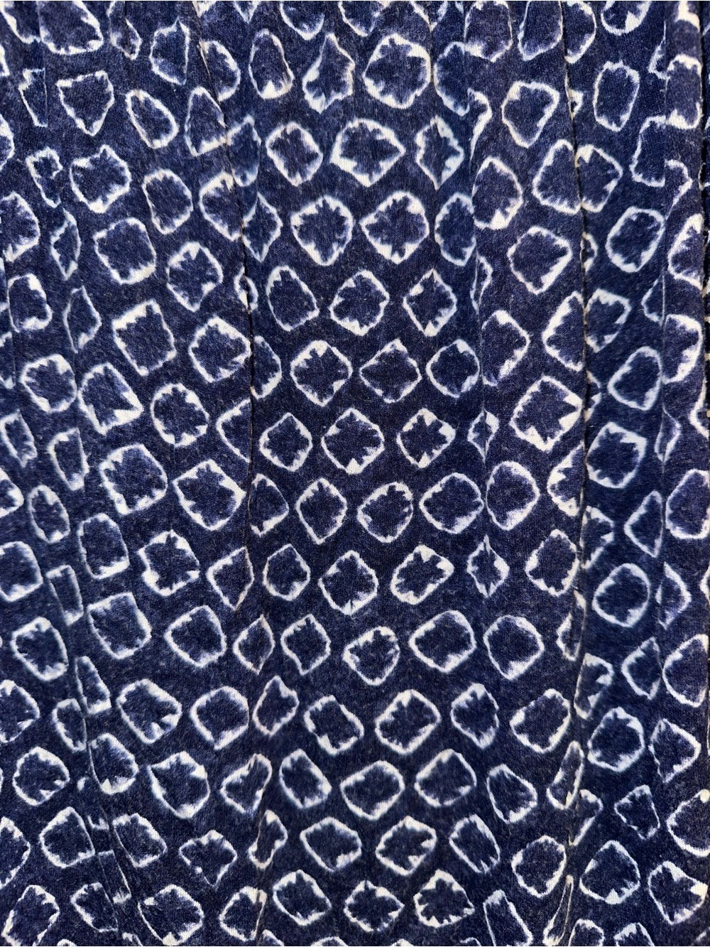 MICHAEL Michael Kors Navy Off-Shoulder Geometric Print Peasant 3/4 Sleeve Top - Picture 7 of 9